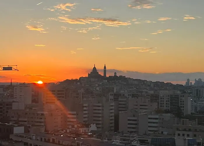 アパート Chic Parisian Sacre Coeur Views