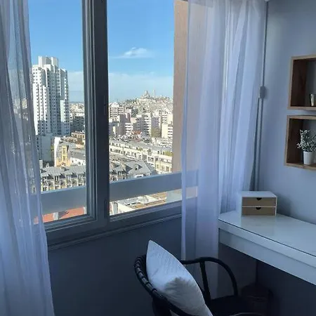 Chic Parisian Sacre Coeur Views Apartment